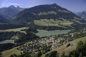 Lac de Montsalvens, Gruyère, Suisse