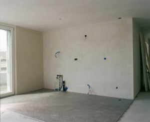 Chantier construction appartement, Suisse