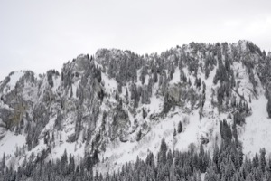 Dents Vertes enneigées, Charmey